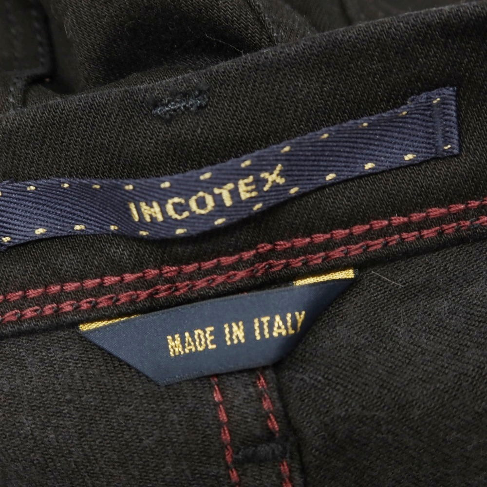 [New] INCOTEX BLUE DIVISION Tapered Denim Pants Black [33] [Condition Rank N] [Men&