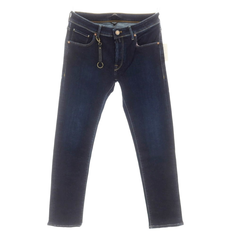 [New Outlet] INCOTEX BLUE DIVISION Slim Denim Pants Navy [33] [Condition Rank N-] [Men&