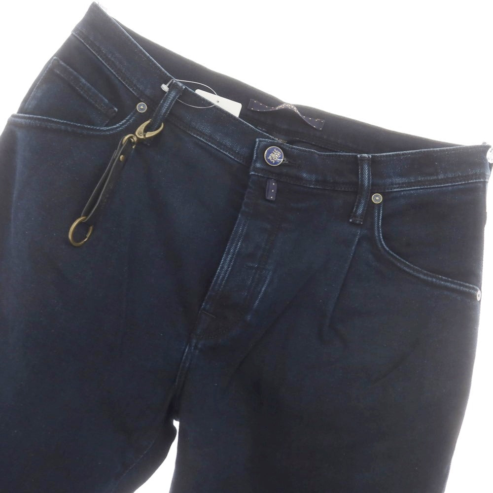 [New] INCOTEX BLUE DIVISION Tapered Denim Pants Navy [33] [Condition Rank N] [Men&