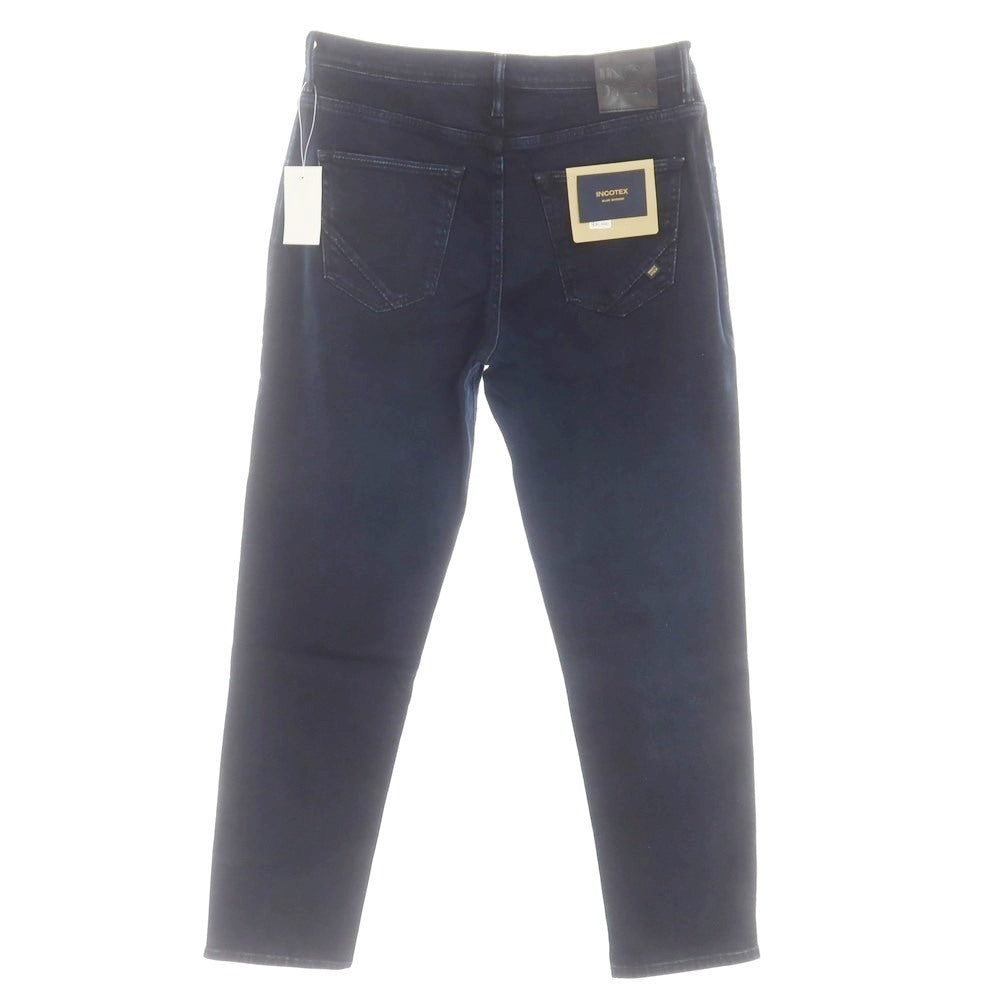 [New] INCOTEX BLUE DIVISION Tapered Denim Pants Navy [33] [Condition Rank N] [Men&