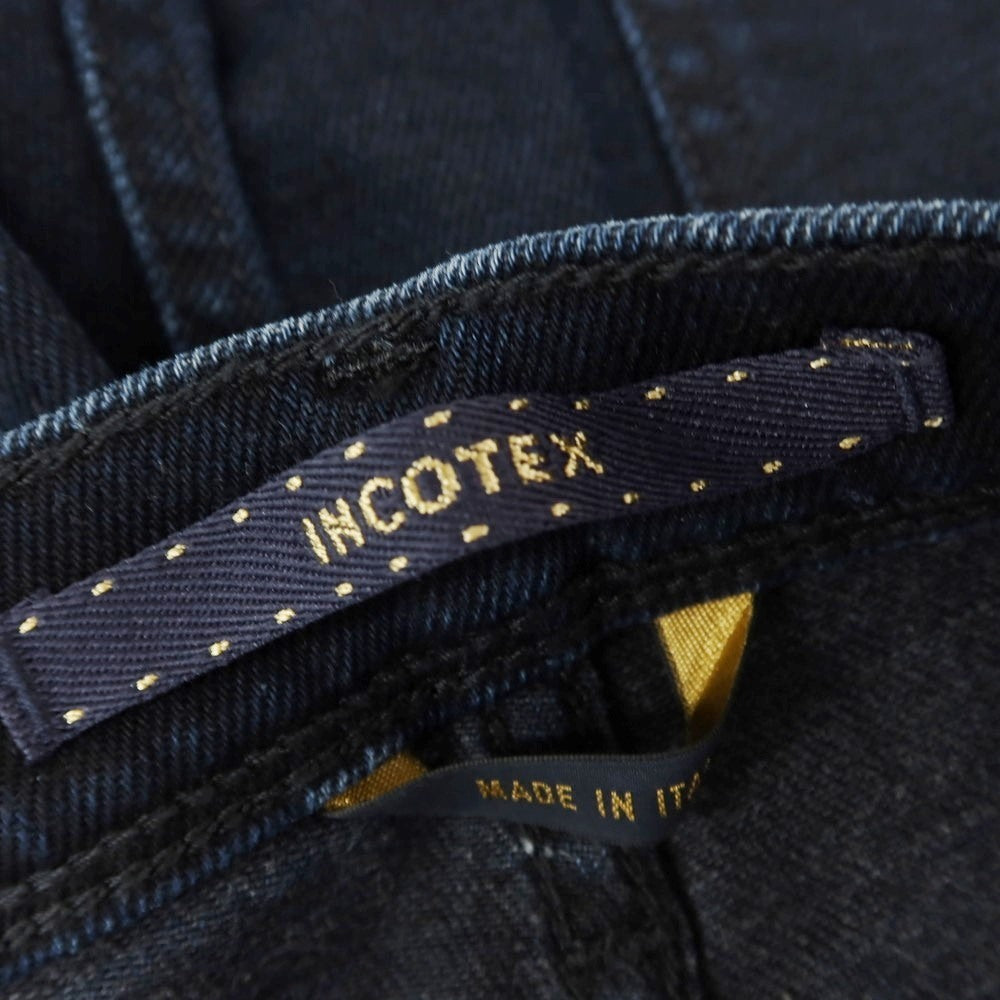 [New] INCOTEX BLUE DIVISION Tapered Denim Pants Navy [33] [Condition Rank N] [Men&