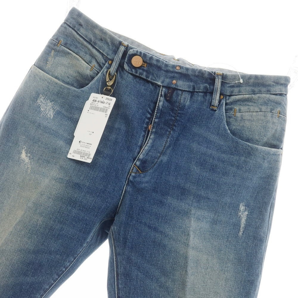 【新品】インコテックス ブルーディヴィジョン INCOTEX BLUE DIVISION TAILOR MADE デニムパンツ ブルー【 33 】【 状態ランクN 】【 メンズ 】