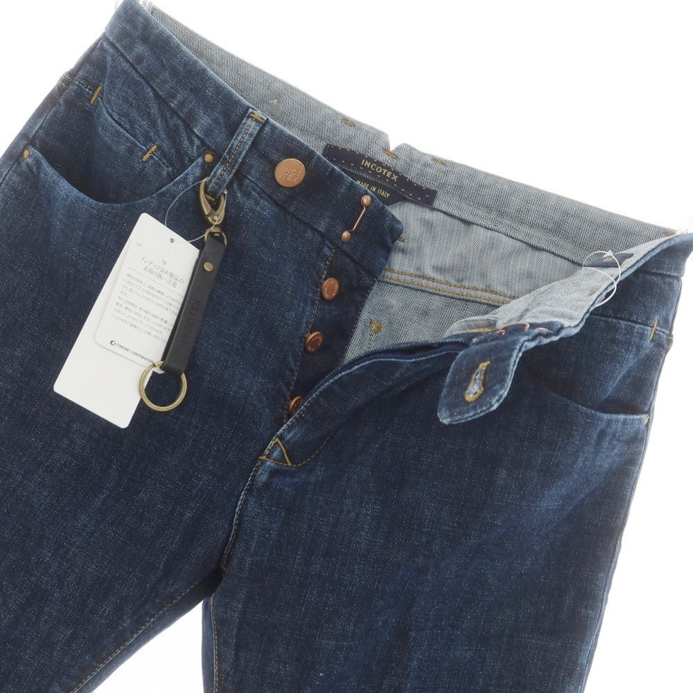 [New Outlet] INCOTEX BLUE DIVISION TAILOR MADE Denim Pants Navy [33] [Condition Rank N-] [Men&