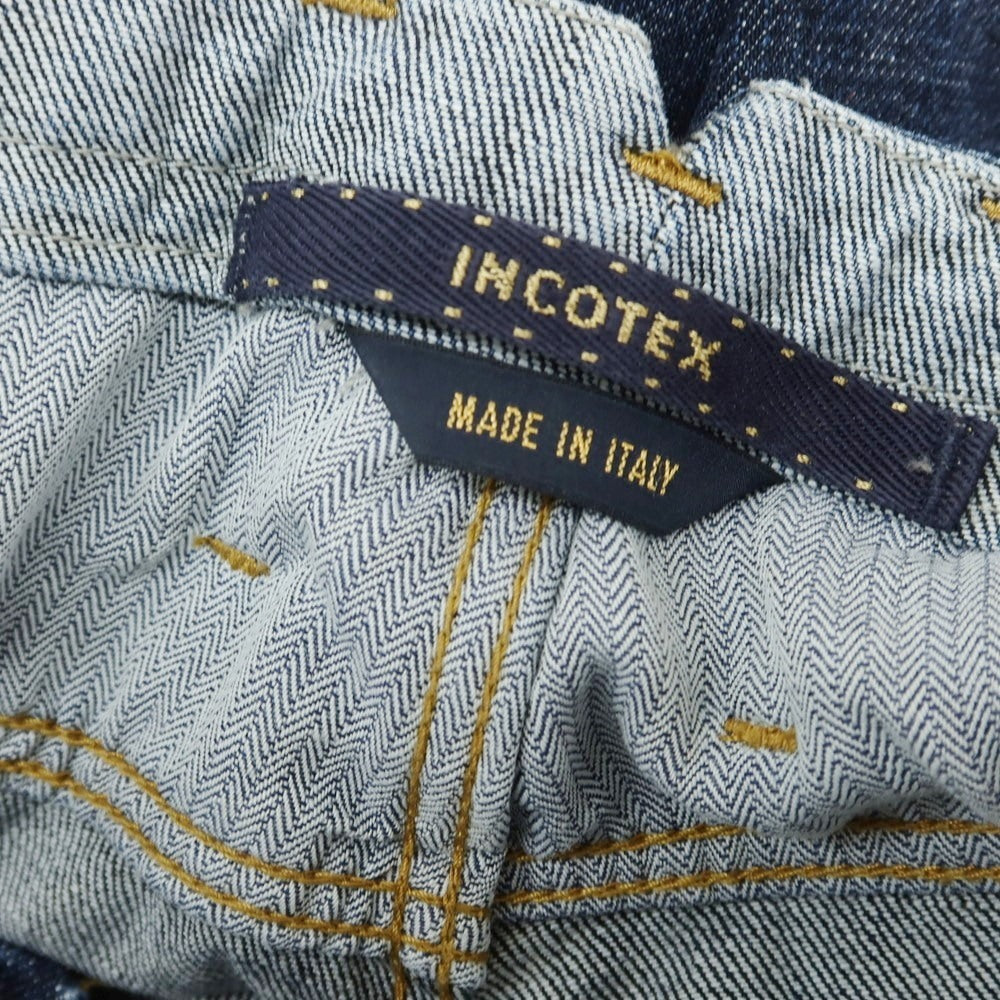 [New Outlet] INCOTEX BLUE DIVISION TAILOR MADE Denim Pants Navy [33] [Condition Rank N-] [Men&