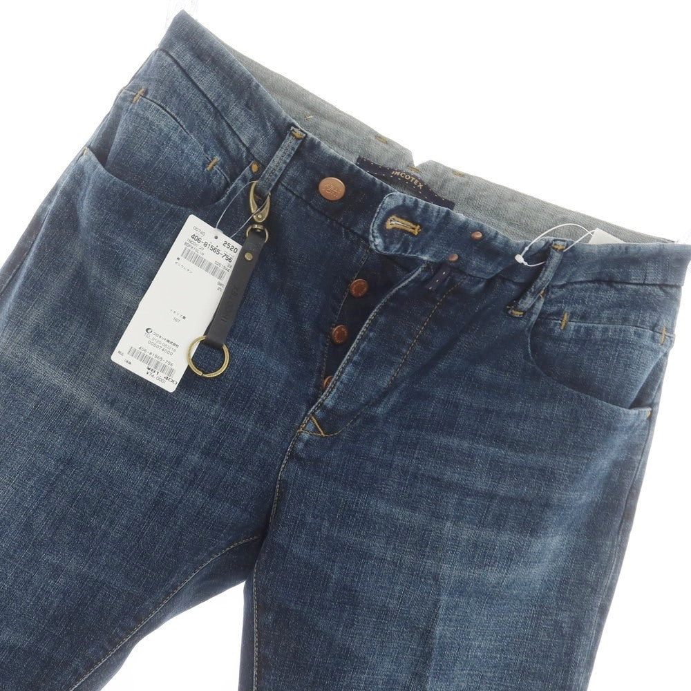 【新品アウトレット】インコテックス ブルーディヴィジョン INCOTEX BLUE DIVISION TAILOR MADE デニムパンツ ネイビー【サイズ33】【 状態ランクN- 】【 メンズ 】[EPD]