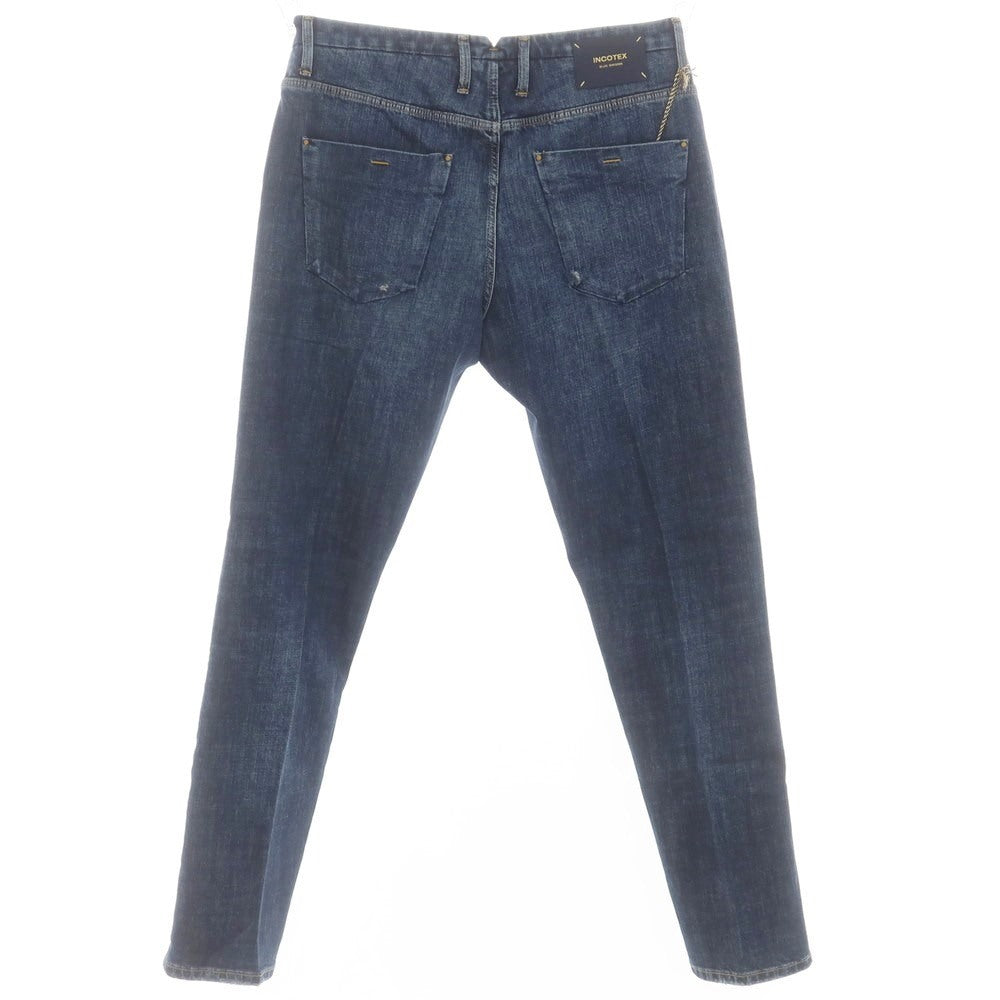 【新品アウトレット】インコテックス ブルーディヴィジョン INCOTEX BLUE DIVISION TAILOR MADE デニムパンツ ネイビー【サイズ33】【 状態ランクN- 】【 メンズ 】[EPD]