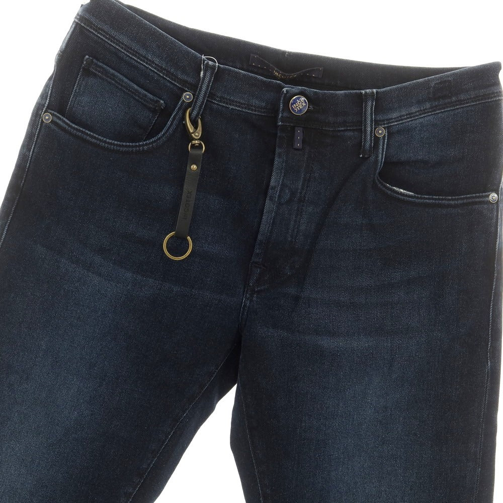 [New] INCOTEX BLUE DIVISION Tapered Stretch Denim Jeans Navy [33] [Condition Rank N] [Men&