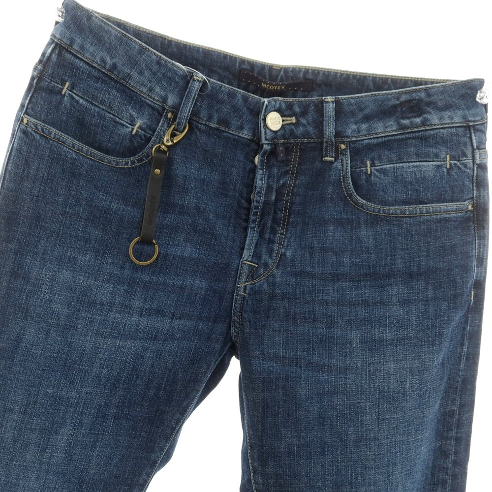 【SALE10％OFF/返品不可】【新品アウトレット】インコテックス ブルーディヴィジョン INCOTEX BLUE DIVISION Slim ストレッチ デニムパンツ ジーンズ ブルー【 33 】【 状態ランクN- 】【 メンズ 】