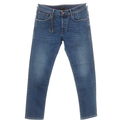 [New Outlet] INCOTEX BLUE DIVISION Slim Stretch Denim Pants Jeans Blue [32] [Condition Rank N-] [Men&