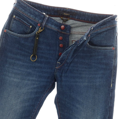 [New] INCOTEX BLUE DIVISION Slim Stretch Denim Pants Jeans Blue [33] [Condition Rank N] [Men&