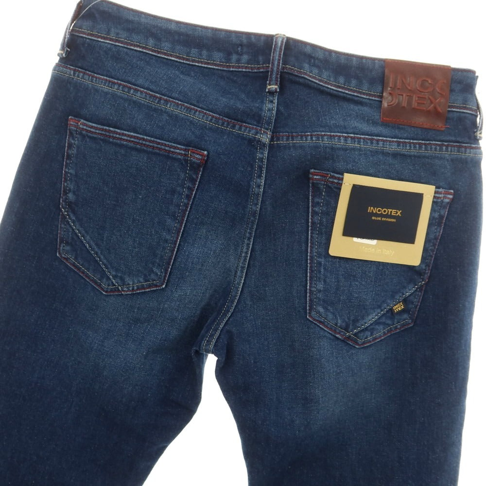 [New] INCOTEX BLUE DIVISION Slim Stretch Denim Pants Jeans Blue [33] [Condition Rank N] [Men&