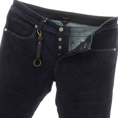 [New] INCOTEX BLUE DIVISION Slim Cotton Cashmere Denim Pants Jeans Navy [33] [Condition Rank N] [Men&