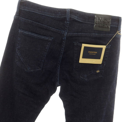 [New] INCOTEX BLUE DIVISION Slim Cotton Cashmere Denim Pants Jeans Navy [33] [Condition Rank N] [Men&
