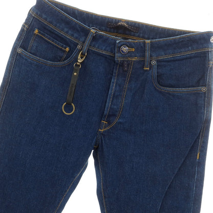 [New Outlet] INCOTEX BLUE DIVISION Slim Stretch Denim Pants Jeans Blue [33] [Condition Rank N-] [Men&
