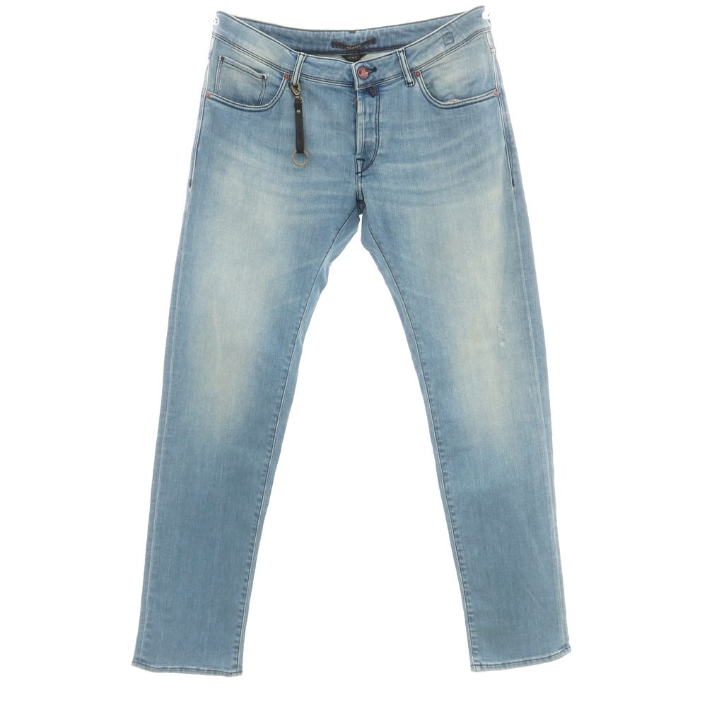 [New Outlet] INCOTEX BLUE DIVISION Slim Stretch Denim Pants Jeans Blue [36] [Condition Rank N-] [Men&