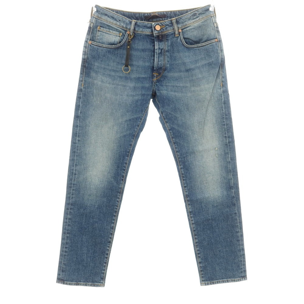 [New Outlet] INCOTEX BLUE DIVISION Slim Stretch Denim Pants Jeans Blue [33] [Condition Rank N-] [Men&