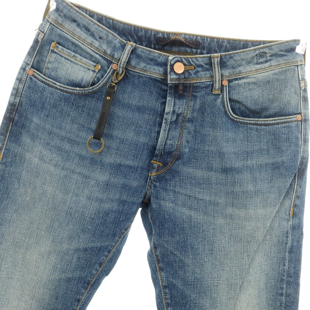 [New Outlet] INCOTEX BLUE DIVISION Slim Stretch Denim Pants Jeans Blue [33] [Condition Rank N-] [Men&