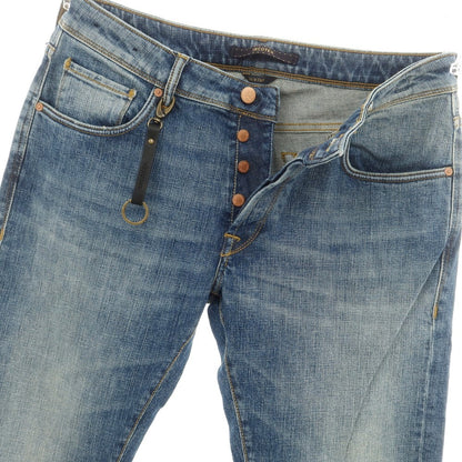 [New Outlet] INCOTEX BLUE DIVISION Slim Stretch Denim Pants Jeans Blue [33] [Condition Rank N-] [Men&