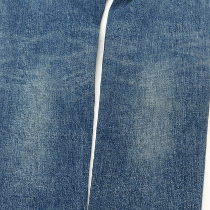 [New Outlet] INCOTEX BLUE DIVISION Slim Stretch Denim Pants Jeans Blue [33] [Condition Rank N-] [Men&