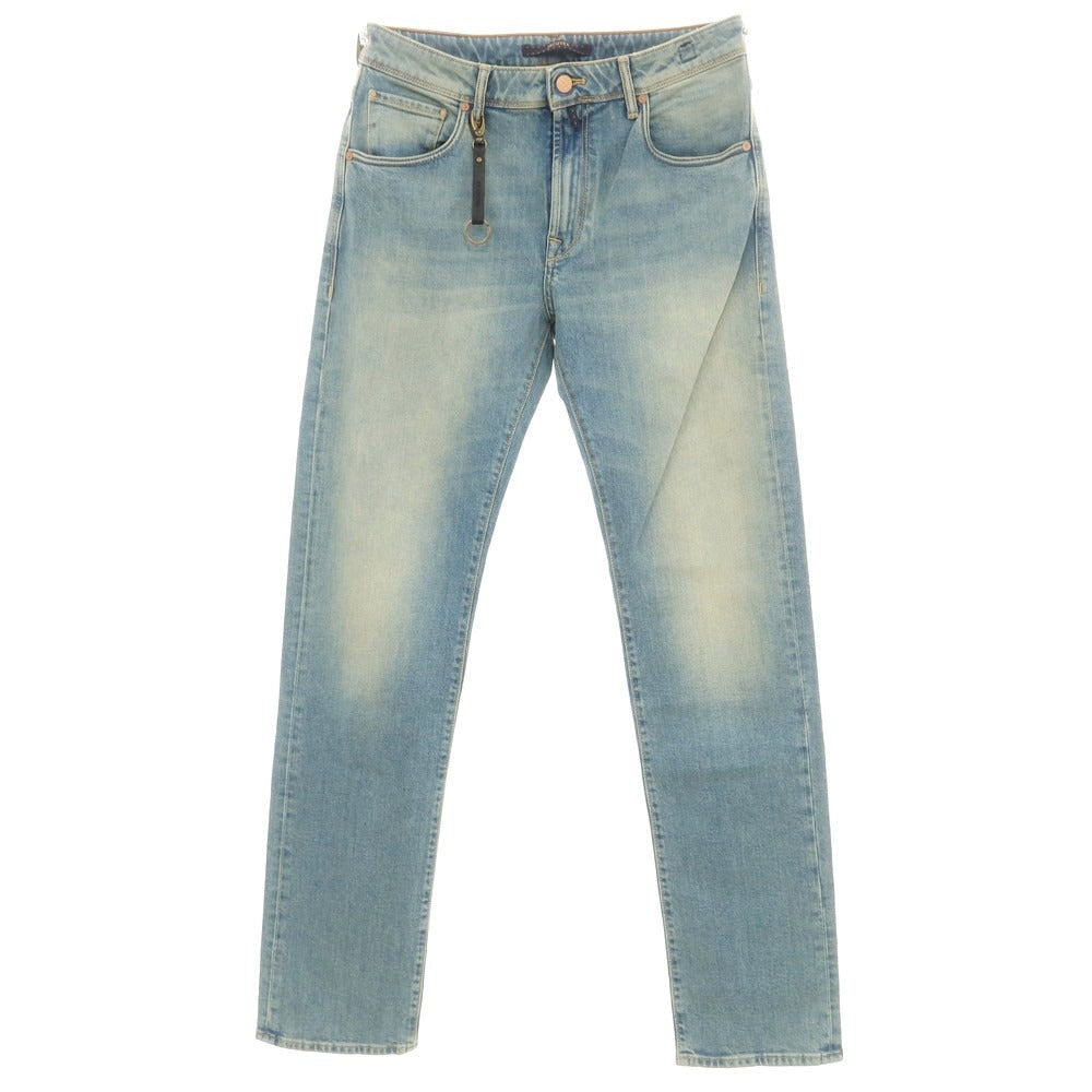 [New Outlet] INCOTEX BLUE DIVISION Regular Stretch Denim Pants Jeans Blue [33] [Condition Rank N-] [Men&