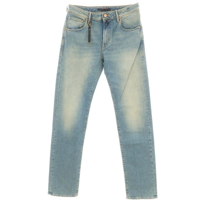[New Outlet] INCOTEX BLUE DIVISION Regular Stretch Denim Pants Jeans Blue [33] [Condition Rank N-] [Men&