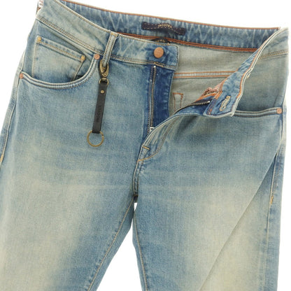 [New Outlet] INCOTEX BLUE DIVISION Regular Stretch Denim Pants Jeans Blue [33] [Condition Rank N-] [Men&