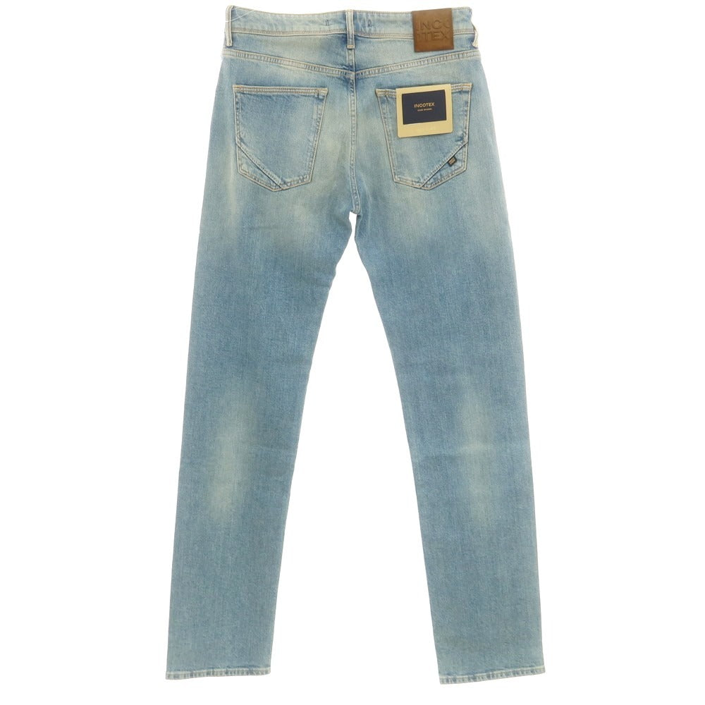 [New Outlet] INCOTEX BLUE DIVISION Regular Stretch Denim Pants Jeans Blue [33] [Condition Rank N-] [Men&