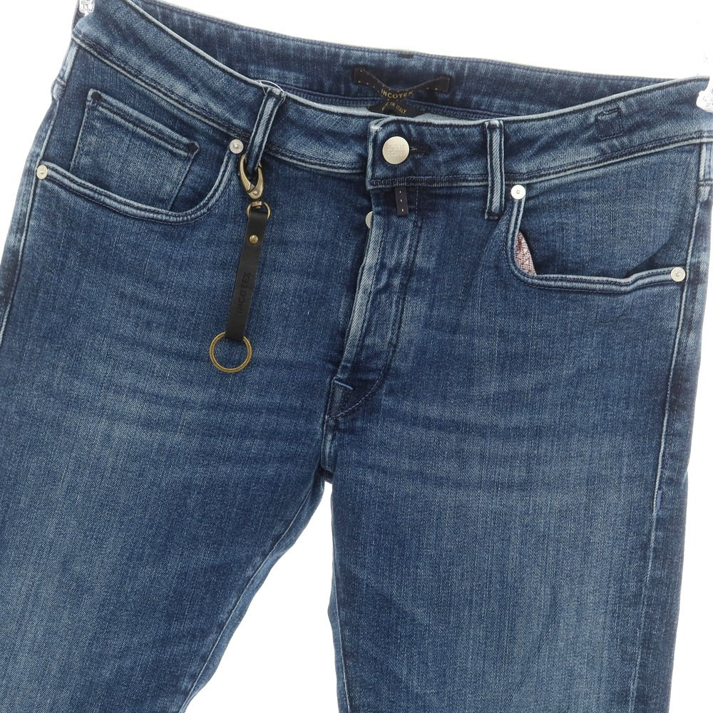 【SALE10％OFF/返品不可】【新品アウトレット】インコテックス ブルーディヴィジョン INCOTEX BLUE DIVISION Slim ストレッチ デニムパンツ ジーンズ ブルー【 33 】【 状態ランクN- 】【 メンズ 】