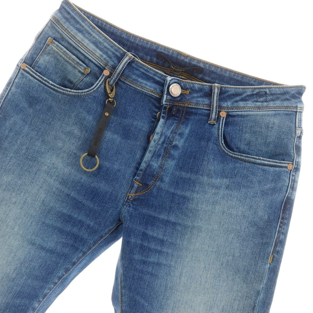 【SALE10％OFF/返品不可】【新品アウトレット】インコテックス ブルーディヴィジョン INCOTEX BLUE DIVISION Slim デニムパンツ ブルー【 33 】【 状態ランクN- 】【 メンズ 】