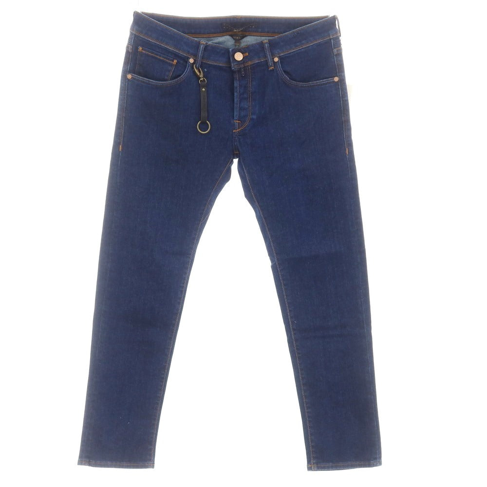 [New Outlet] INCOTEX BLUE DIVISION Slim Denim Pants Navy [33] [Condition Rank N-] [Men&