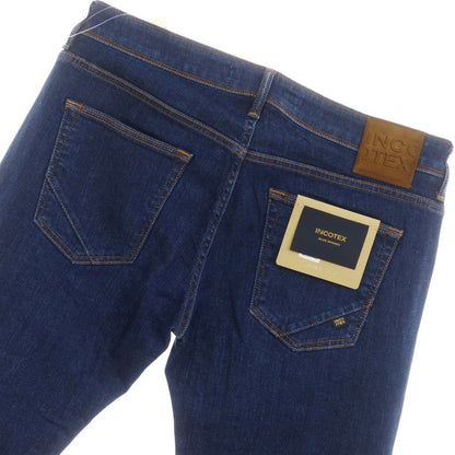[New Outlet] INCOTEX BLUE DIVISION Slim Denim Pants Navy [33] [Condition Rank N-] [Men&