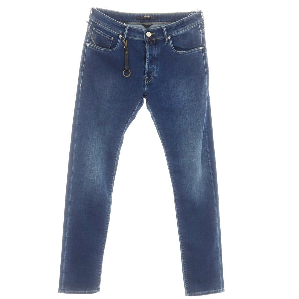 [New Outlet] INCOTEX BLUE DIVISION Slim Denim Pants Navy [33] [Condition Rank N-] [Men&
