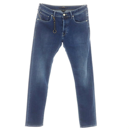 [New Outlet] INCOTEX BLUE DIVISION Slim Denim Pants Navy [33] [Condition Rank N-] [Men&