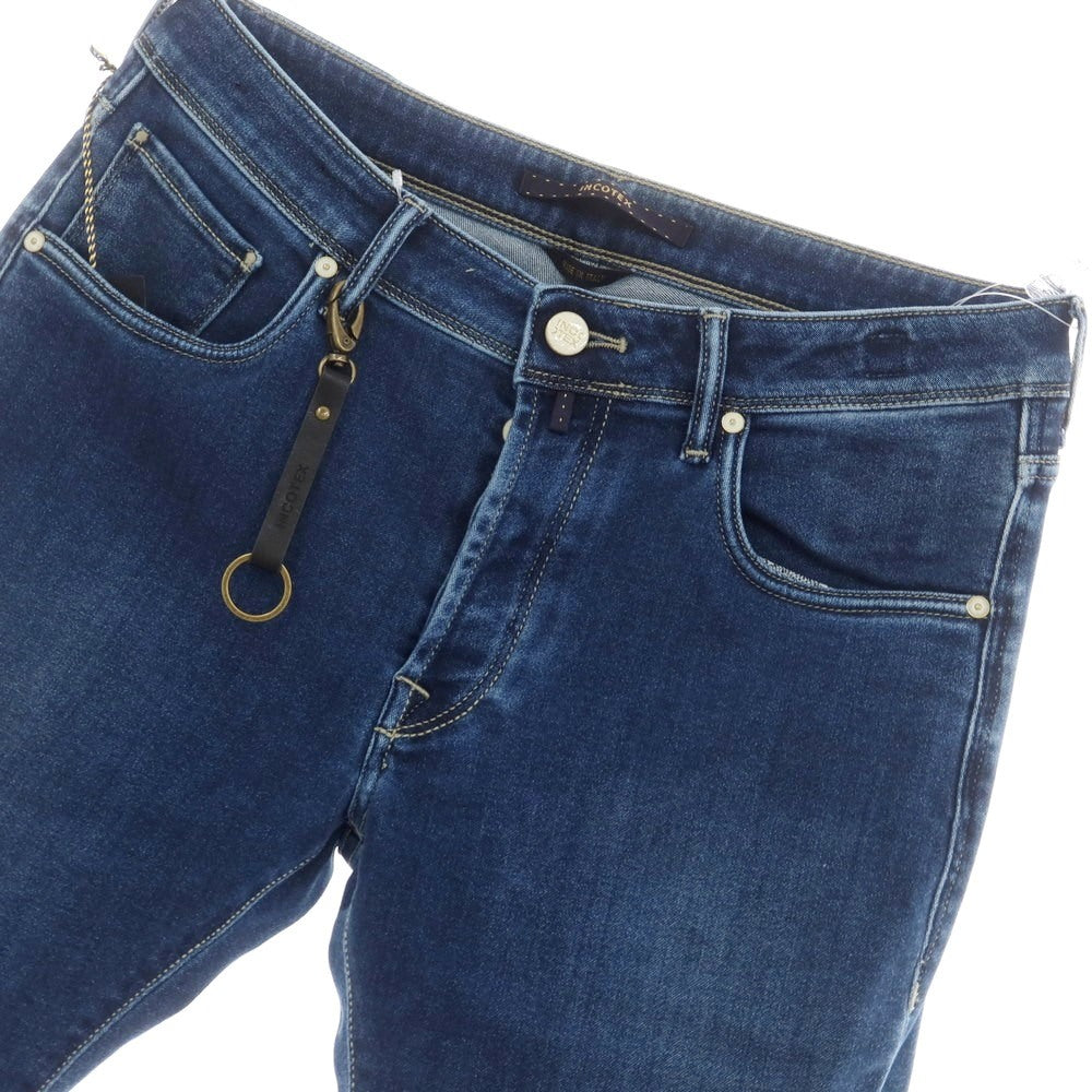 [New Outlet] INCOTEX BLUE DIVISION Slim Denim Pants Navy [33] [Condition Rank N-] [Men&