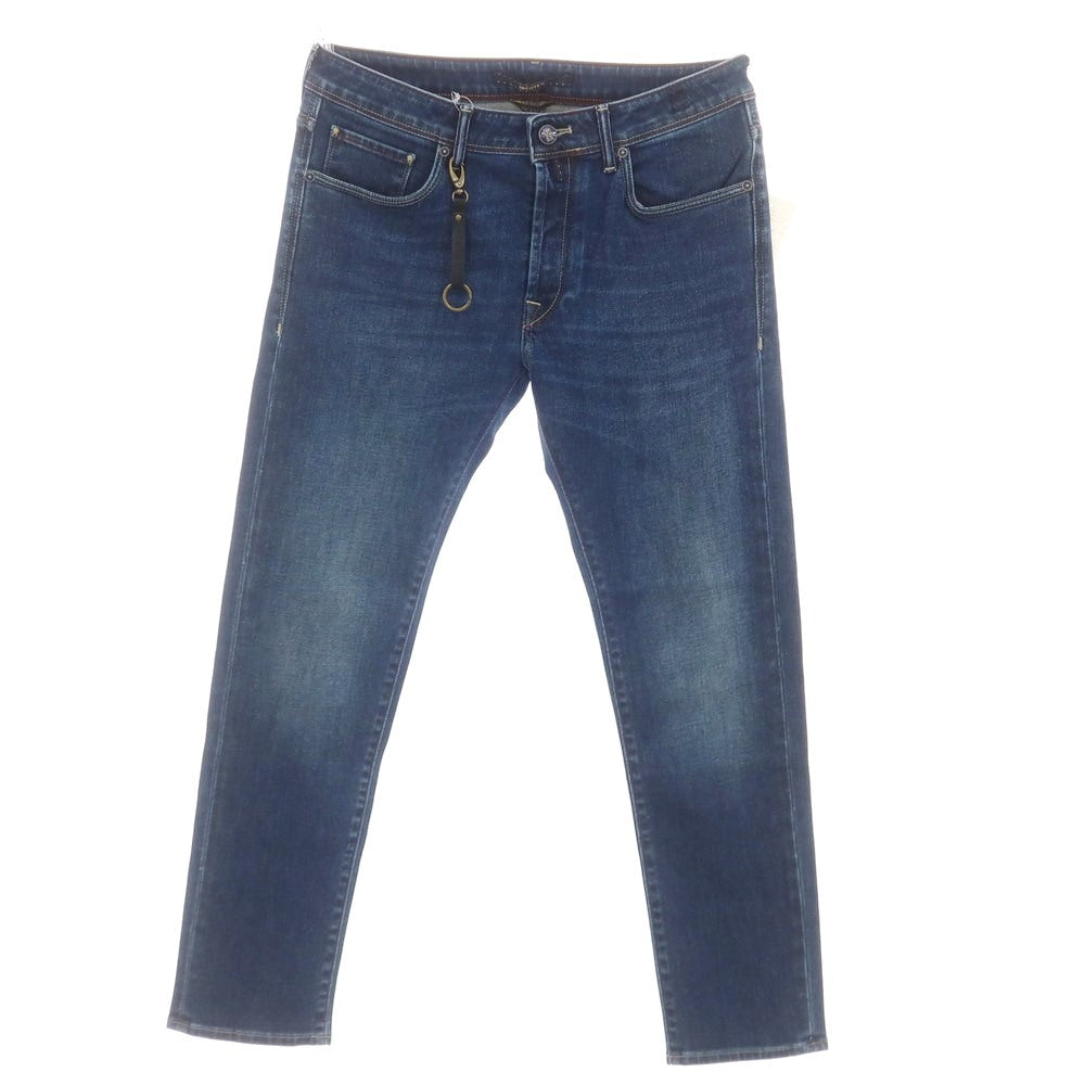 [New Outlet] INCOTEX BLUE DIVISION Slim Denim Pants Navy [Size 33] [NVY] [S/S/A/W] [Condition Rank N-] [Men&
