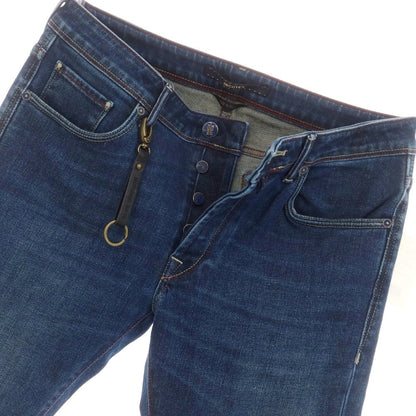 [New Outlet] INCOTEX BLUE DIVISION Slim Denim Pants Navy [Size 33] [NVY] [S/S/A/W] [Condition Rank N-] [Men&