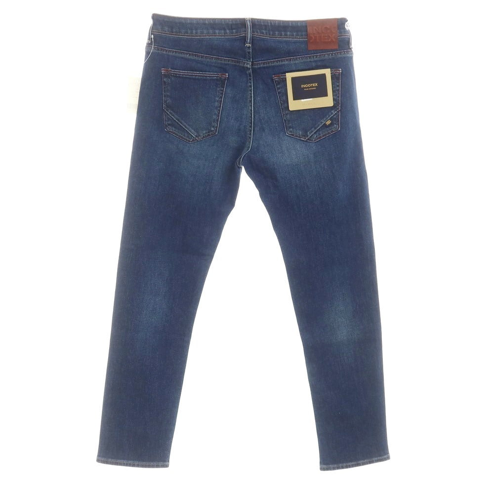 [New Outlet] INCOTEX BLUE DIVISION Slim Denim Pants Navy [Size 33] [NVY] [S/S/A/W] [Condition Rank N-] [Men&