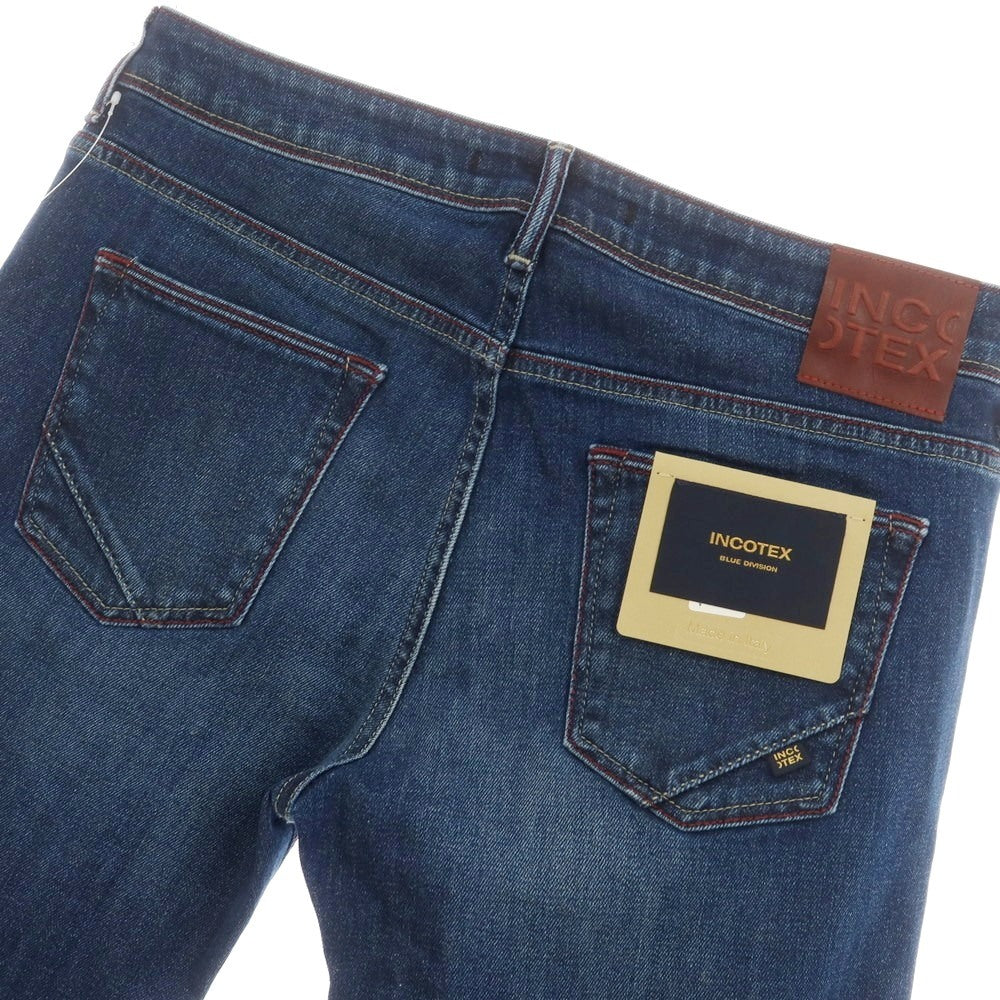 [New Outlet] INCOTEX BLUE DIVISION Slim Denim Pants Navy [Size 33] [NVY] [S/S/A/W] [Condition Rank N-] [Men&