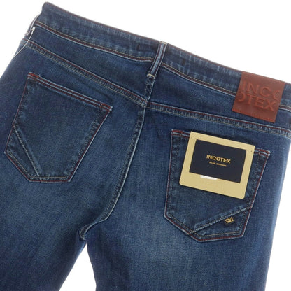 [New Outlet] INCOTEX BLUE DIVISION Slim Denim Pants Navy [Size 33] [NVY] [S/S/A/W] [Condition Rank N-] [Men&