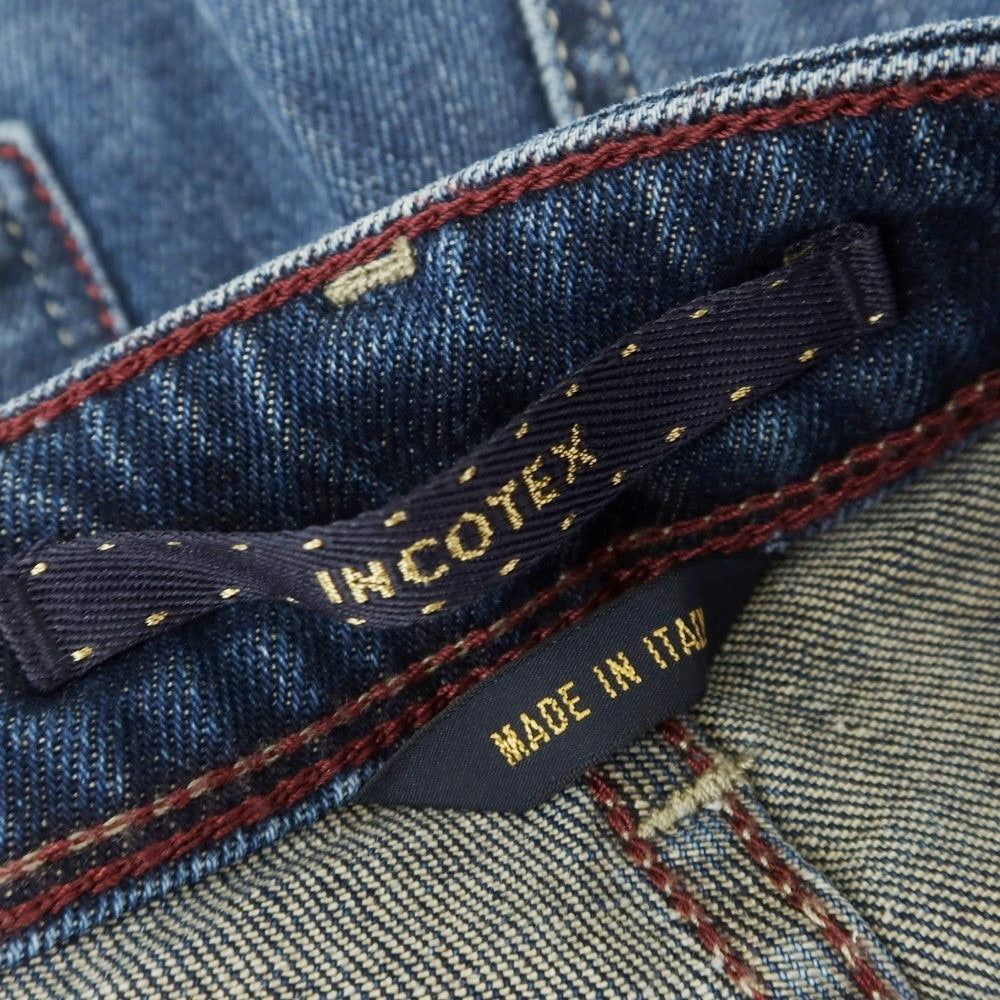 [New Outlet] INCOTEX BLUE DIVISION Slim Denim Pants Navy [Size 33] [NVY] [S/S/A/W] [Condition Rank N-] [Men&