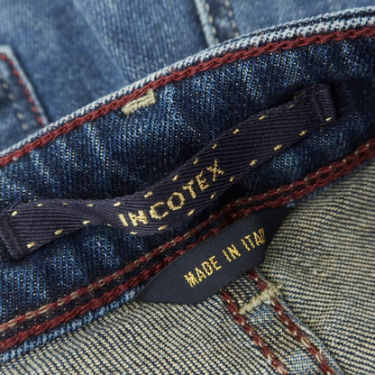 [New Outlet] INCOTEX BLUE DIVISION Slim Denim Pants Navy [Size 33] [NVY] [S/S/A/W] [Condition Rank N-] [Men&