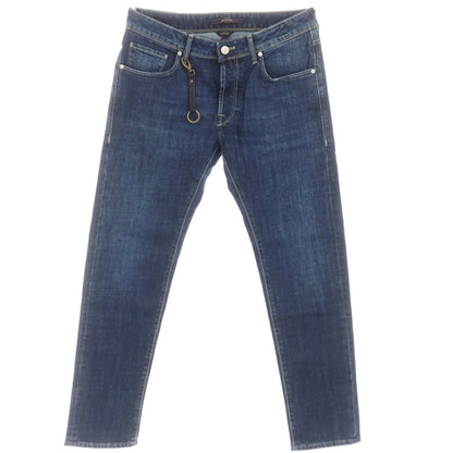 [New Outlet] INCOTEX BLUE DIVISION Slim Denim Pants Navy [33] [Condition Rank N-] [Men&