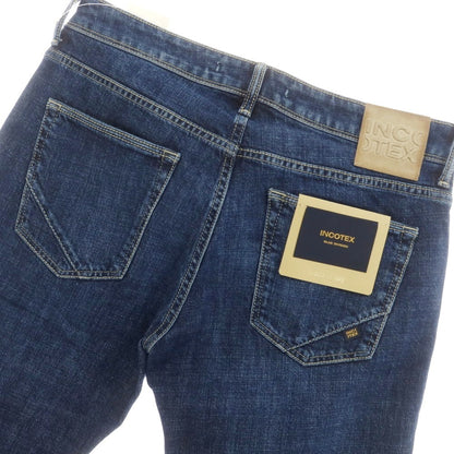 [New Outlet] INCOTEX BLUE DIVISION Slim Denim Pants Navy [33] [Condition Rank N-] [Men&