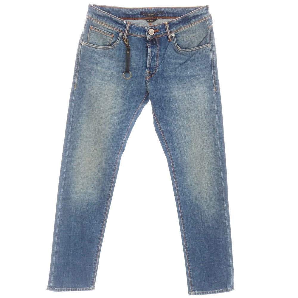 [New Outlet] INCOTEX BLUE DIVISION Slim Denim Pants Blue [33] [Condition Rank N-] [Men&