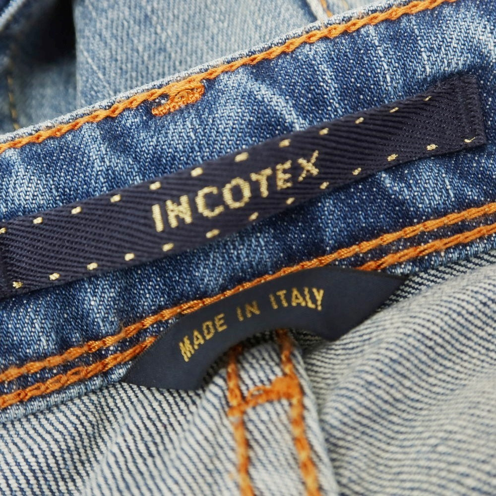 [New Outlet] INCOTEX BLUE DIVISION Slim Denim Pants Blue [33] [Condition Rank N-] [Men&