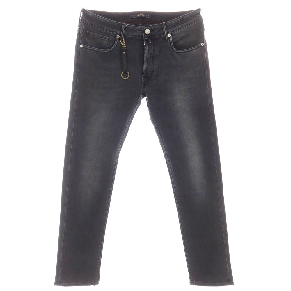 [New] INCOTEX BLUE DIVISION Slim Denim Pants Black (Dark Gray) [33] [Condition Rank N] [Men&