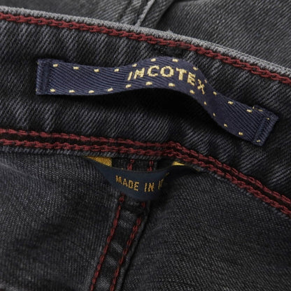 [New] INCOTEX BLUE DIVISION Slim Denim Pants Black (Dark Gray) [33] [Condition Rank N] [Men&