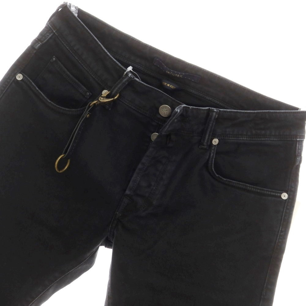 [New] INCOTEX BLUE DIVISION Slim Denim Pants Black (Dark Gray) [33] [Condition Rank N] [Men&