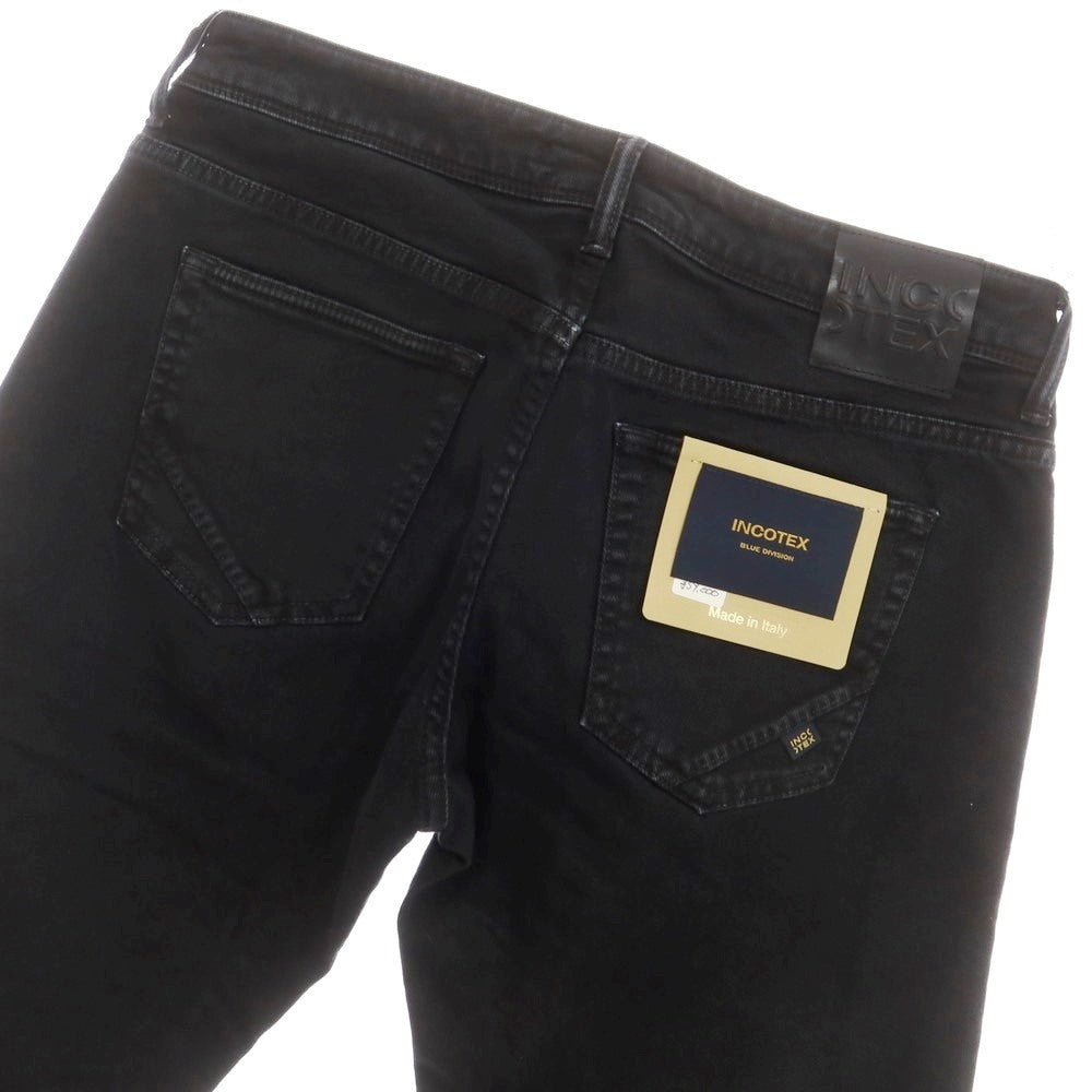 [New] INCOTEX BLUE DIVISION Slim Denim Pants Black (Dark Gray) [33] [Condition Rank N] [Men&