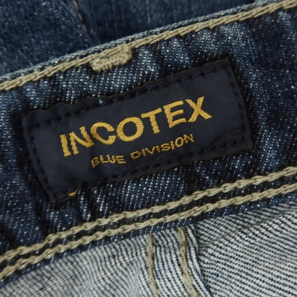[New] INCOTEX BLUE DIVISION Slim Denim Pants Navy [34] [Condition Rank N] [Men&